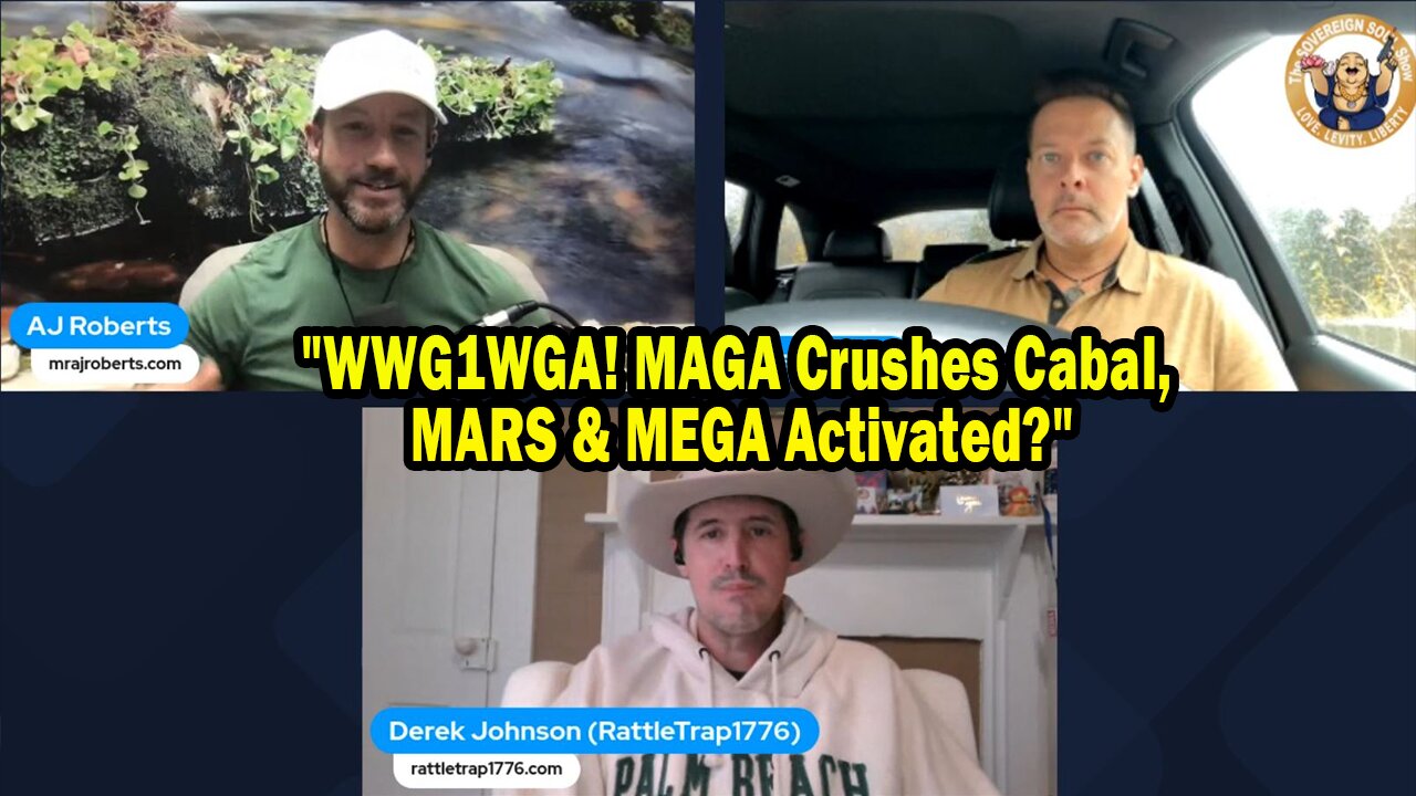 Brad Wozny & AJ Roberts Update Today: "WWG1WGA! MAGA Crushes Cabal, MARS & MEGA Activated?"