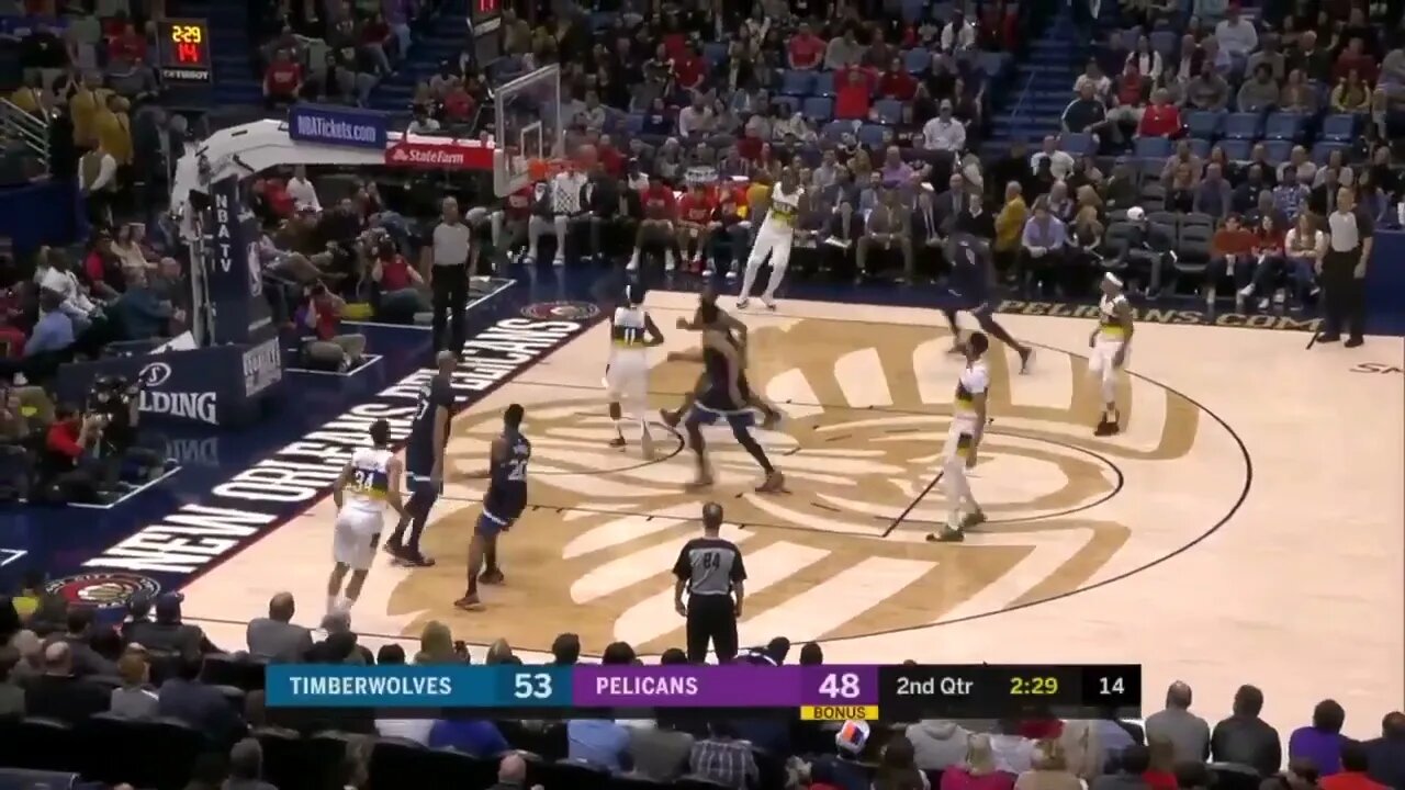 NBA fakes but they get increasingly more bamboozling 3