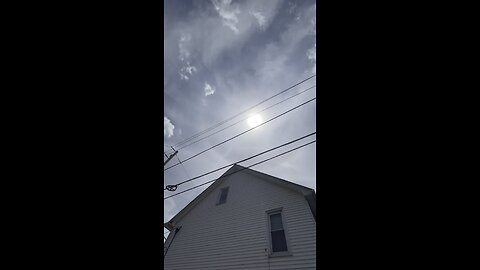 June 2, 2024 12:13 pm sun halo & chemtrails