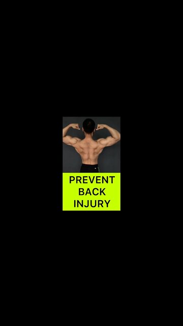 PREVENT BACK INJURY By Growing Strong Erector Spinae Muscle #shorts