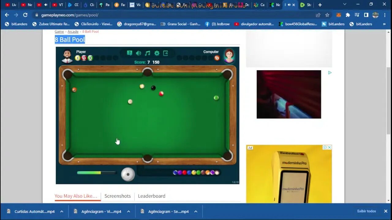 8 Ball Pool neobux jogos