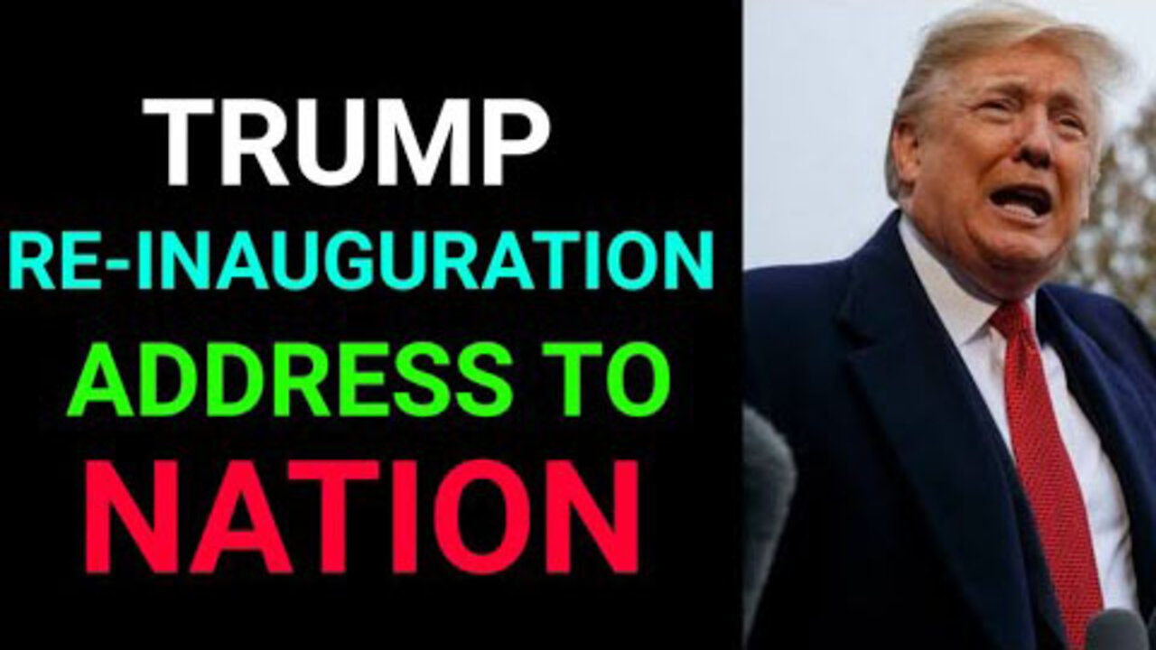 TRUMP RE-INAUGURATION ADDESS TO THE NATION TODAY UPDATE - TRUMP NEWS