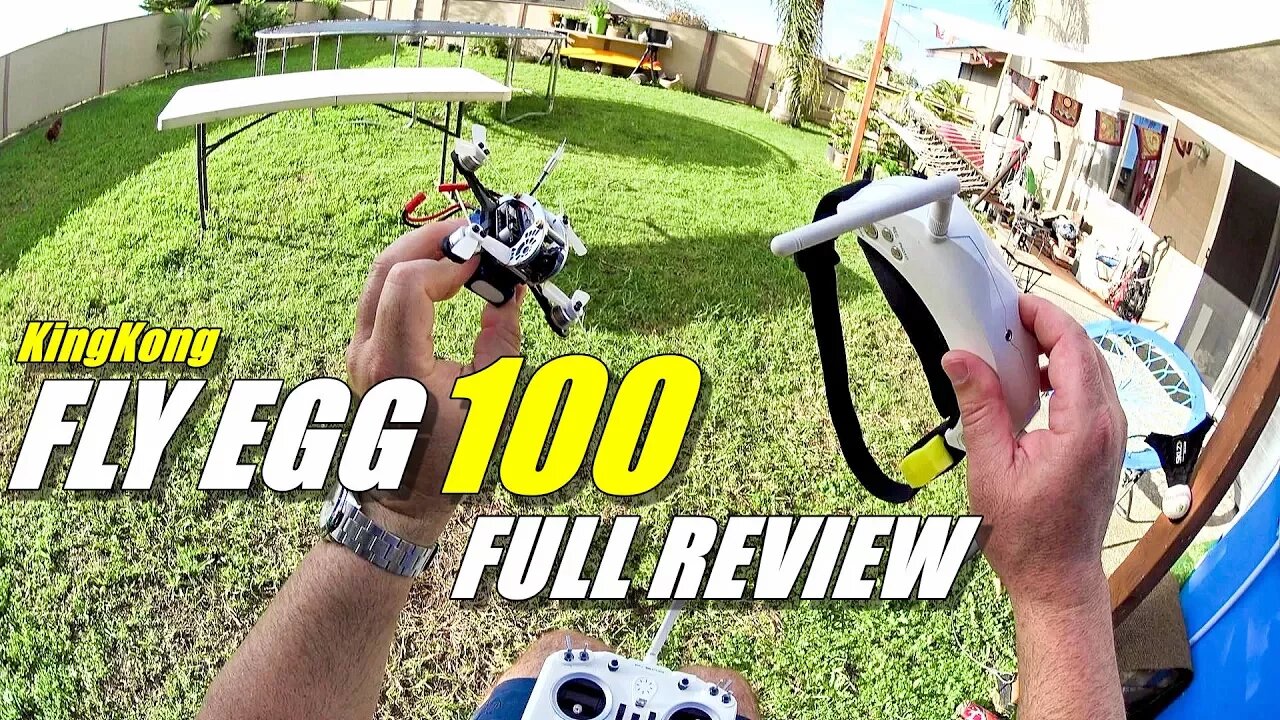 KINGKONG FLY EGG 100 Mini FPV Race Drone Full Review - Unboxing, Flight/CRASH Test, Pros & Cons