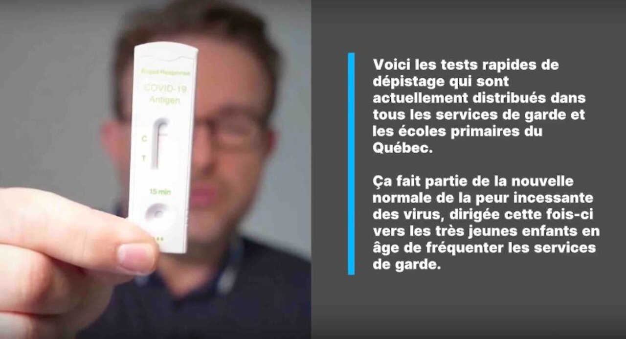 Le MSSS explique comment utiliser un test rapide-COVID-19 (mi-décembre 2021)