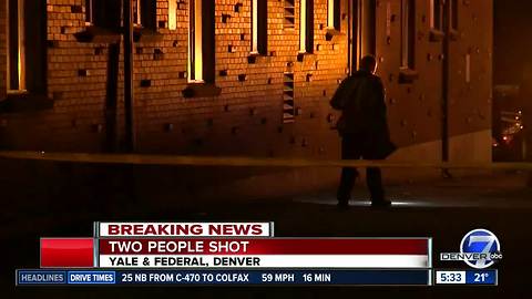 Two wounded in Denver shooting; police searching for suspect