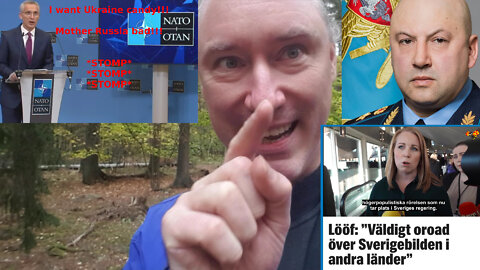 Ukraina-Nato-panik - Summering. Ye Parler. Kul med gråtande folkpartister. Demonkrater. EU-regioner