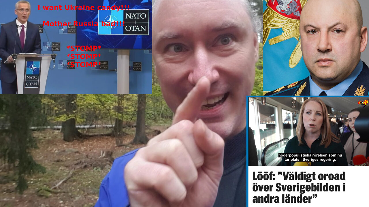 Ukraina-Nato-panik - Summering. Ye Parler. Kul med gråtande folkpartister. Demonkrater. EU-regioner