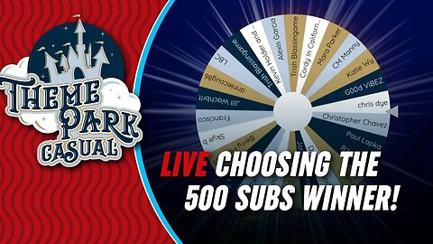 LIVE Choosing the 500 Subs Winner