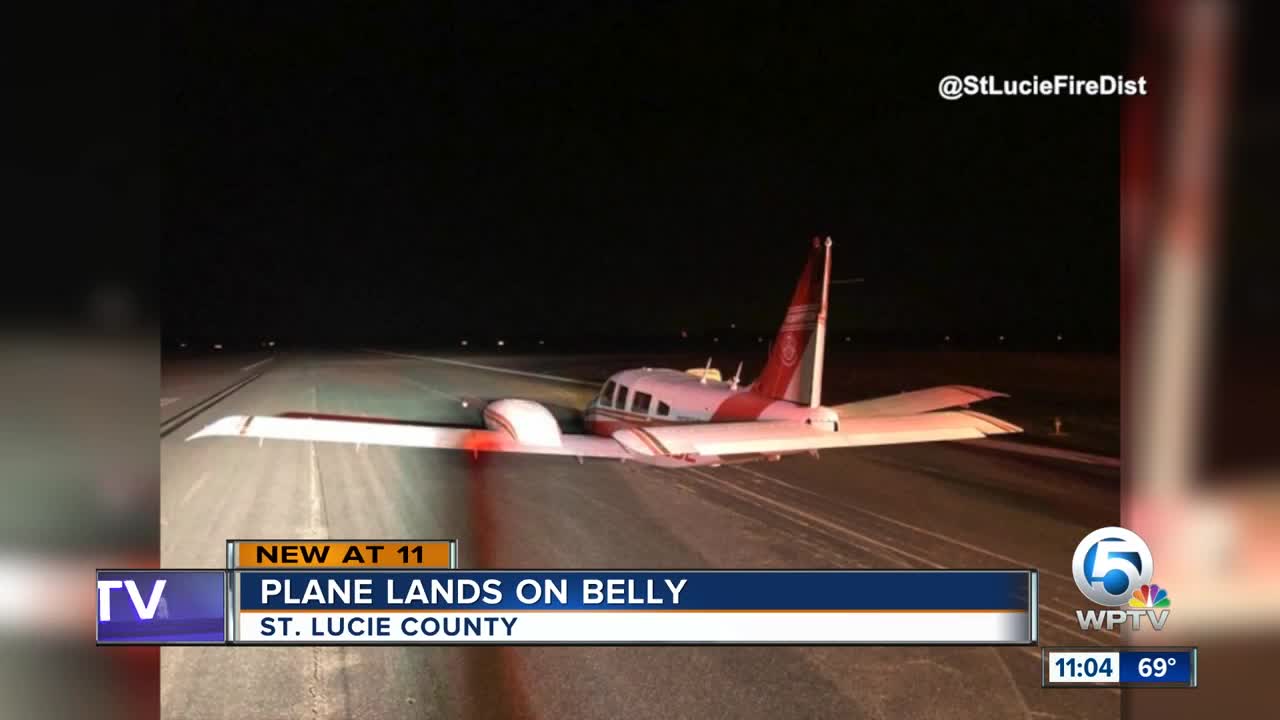 Hard landing at Treasure Coast airport