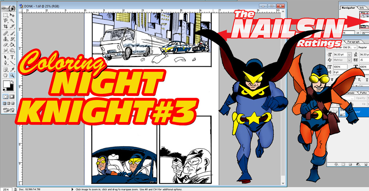 The Nailsin Ratings: Coloring Night Knight 3