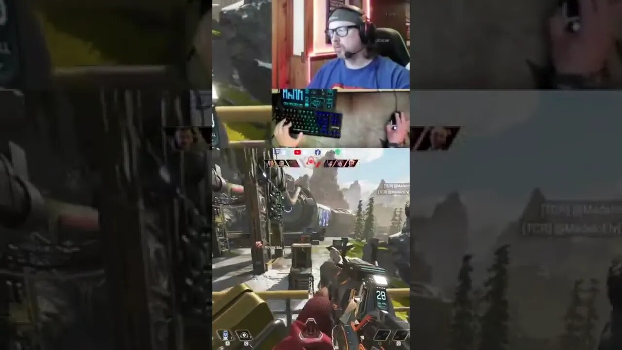 Flatline claps & clutches! #apexlegends #gaming #shorts #apexranked #apexarenas #betterthanthebest