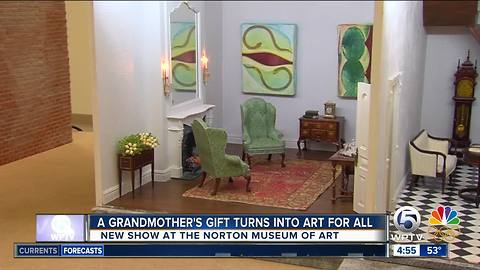 Grandmother's gift turns into art for all