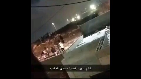 Tonight, over 100 armed Israeli terrorist settlers invaded the village of Jaloud in Nablus,West Bank