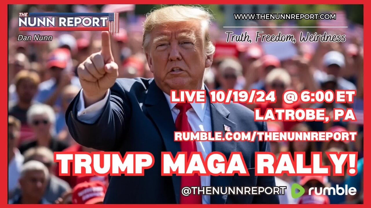 LIVE SPECIAL– 6 ET Trump MAGA Rally – Letrobe, PA