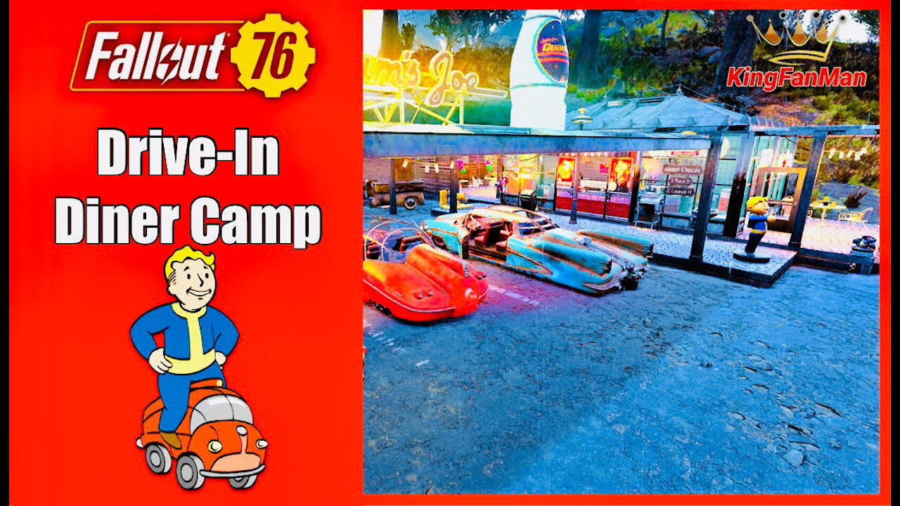 Fallout 76 Drive-In Diner Camp Build