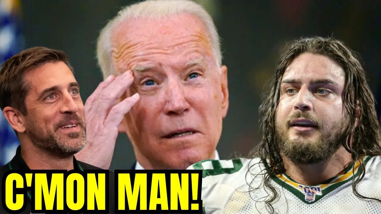 Packers Star David Bakhtiari BLASTS JOE BIDEN & MEDIA for SCRIPTING His Questions For The Press!