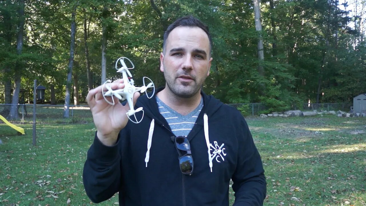 DBPower Hawkeye II FPV Quadcopter Outdoor Test Flight - iPhone Controlled