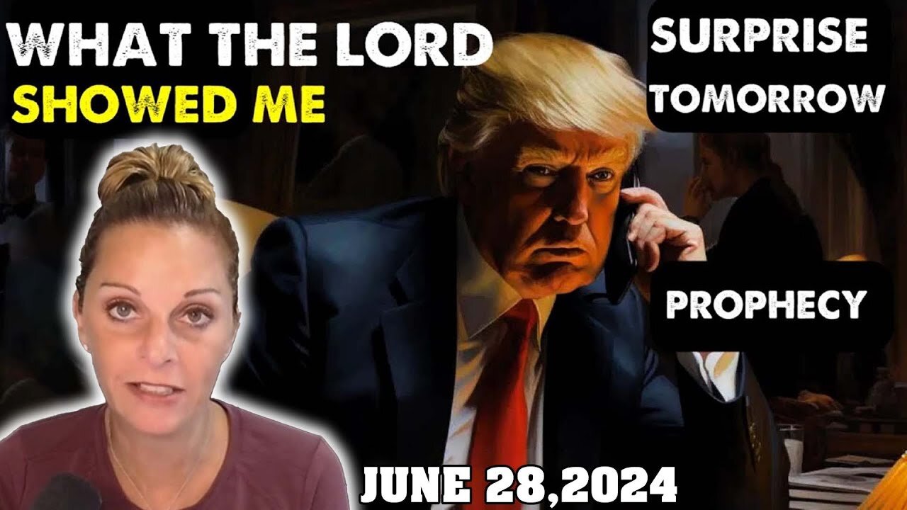 Julie Green PROPHETIC WORD🚨[ JUNE 28,2024 ] - DEBATE COMING: WHAT THE LORD SHOWED ME