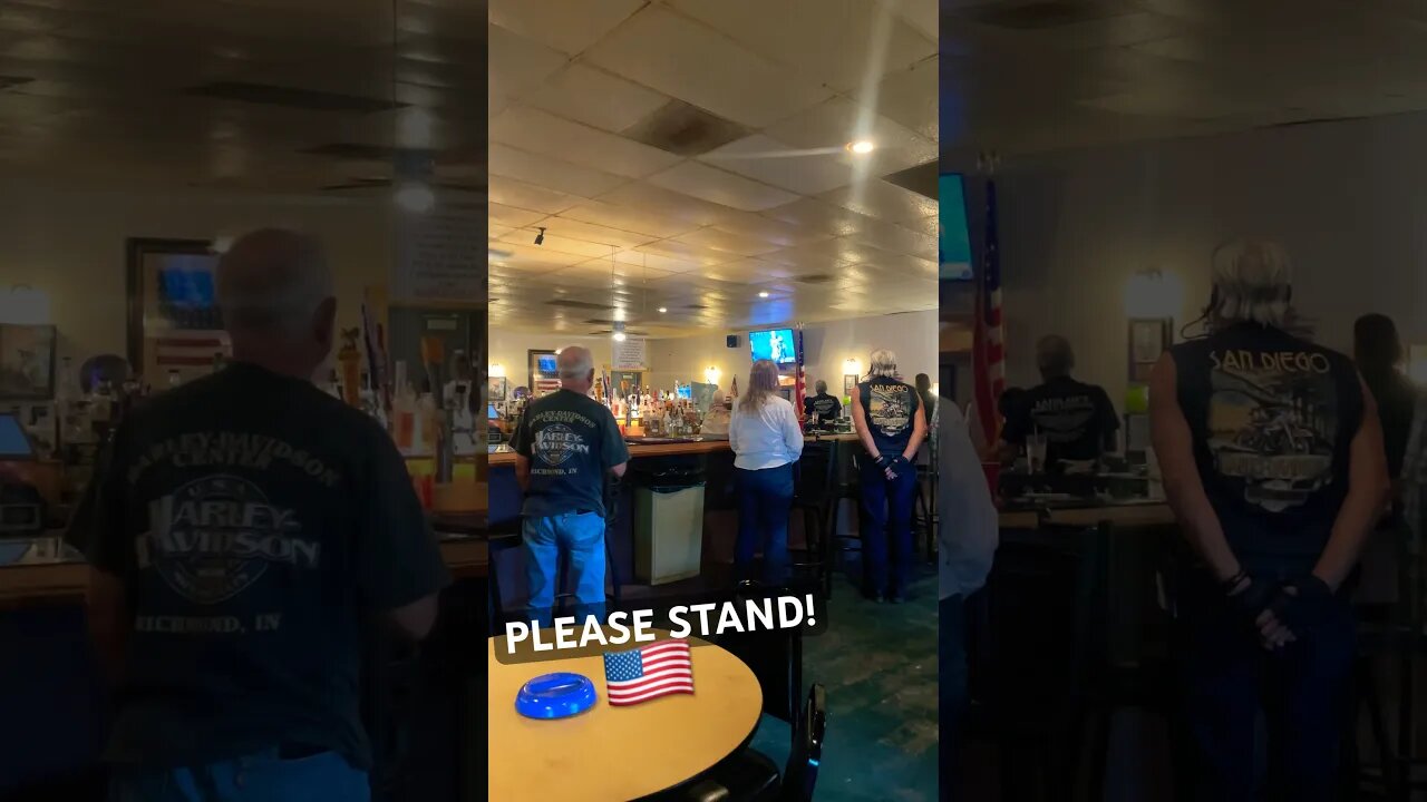 Please Stand for the Playing of the National Anthem! 🇺🇸 | Tombstone American Legion #shorts