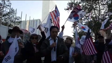 ★[태평] 171030-4 [UN 선언문] 대한민국 주권선포, 태평 국검 김유진 변호사 [태극기 대반격 한미혈맹 미국투어 뉴욕상륙작전 (NY Landing)] @ UN 빌딩
