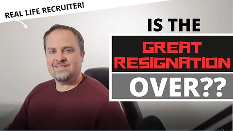 Is the Great Resignation Wave ENDING?