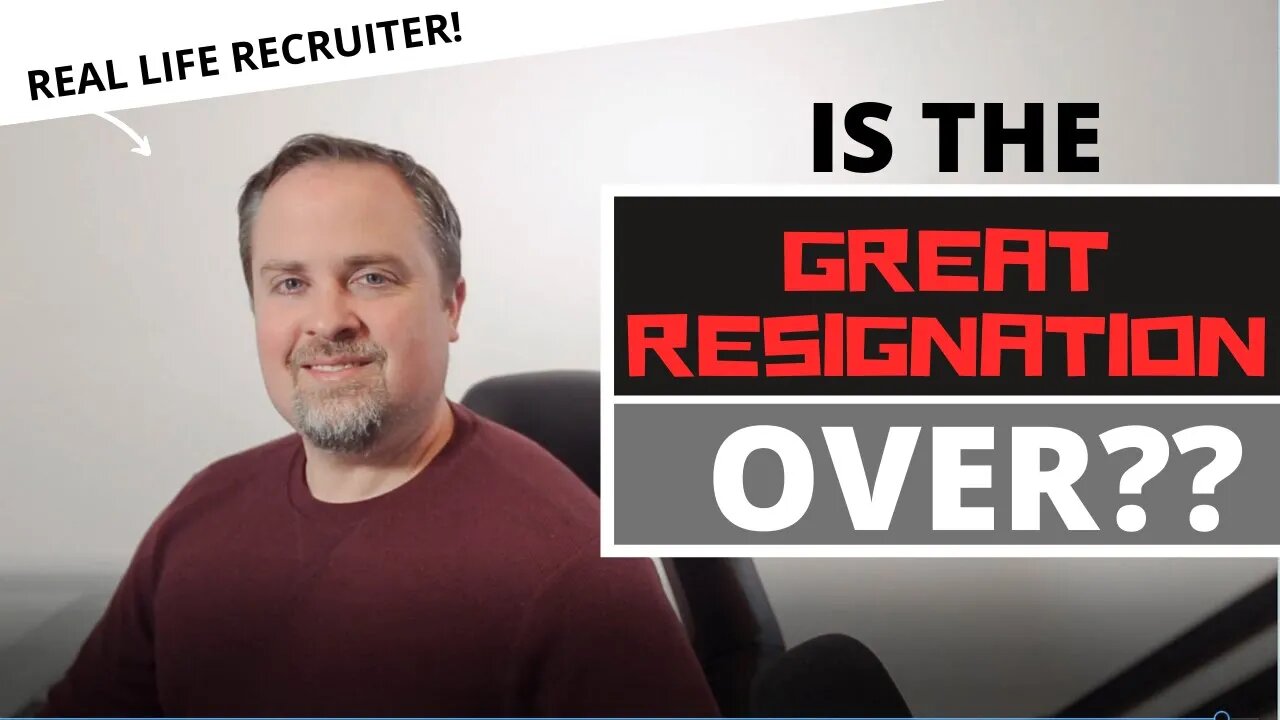 Is the Great Resignation Wave ENDING?