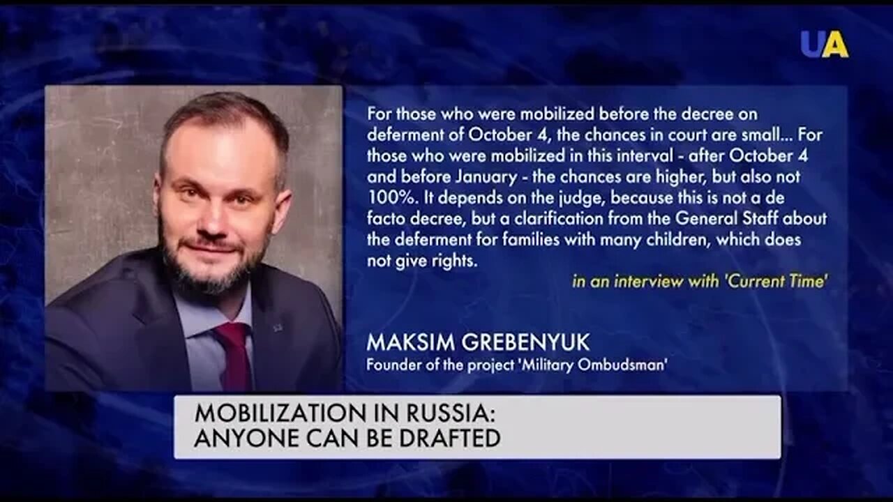 Mobilization in Russia, anyone can be drafted