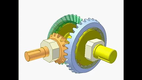 2903 Mechanism for converting two way to one way rotation 1a