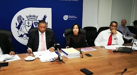 SOUTH AFICA - Cape Town - Cape Finance Minister delivers 2019 Budget (xY7)