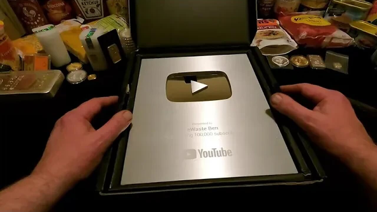 Silver Play Button Award Thankyou All Subscribers