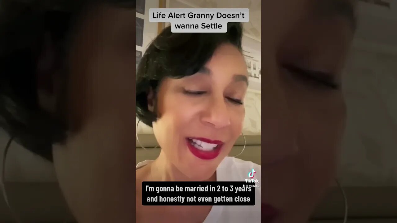 Granny says she will never settle 🧑🏾🦳🧑🏾🦳🤦🏾♂️🤦🏾♂️ #dating #relationships #redpill