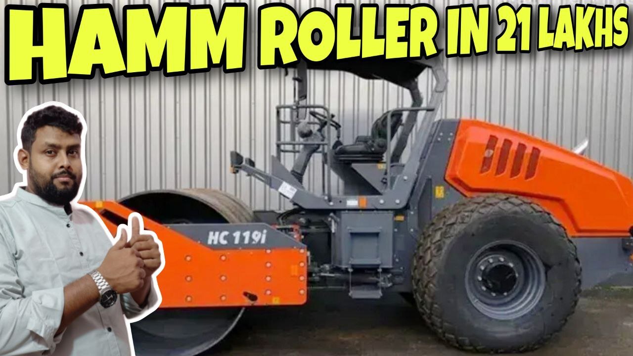 HAMM Roller Review: Powerful Performance at 21 Lakh For Sale || #heavyequipment #roller #machine