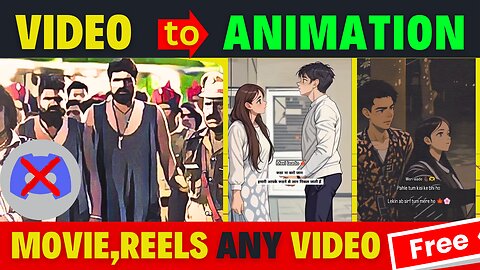 How to Convert Normal Video To cartoon Video
