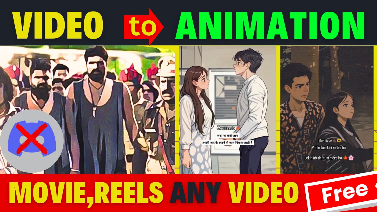 How to Convert Normal Video To cartoon Video