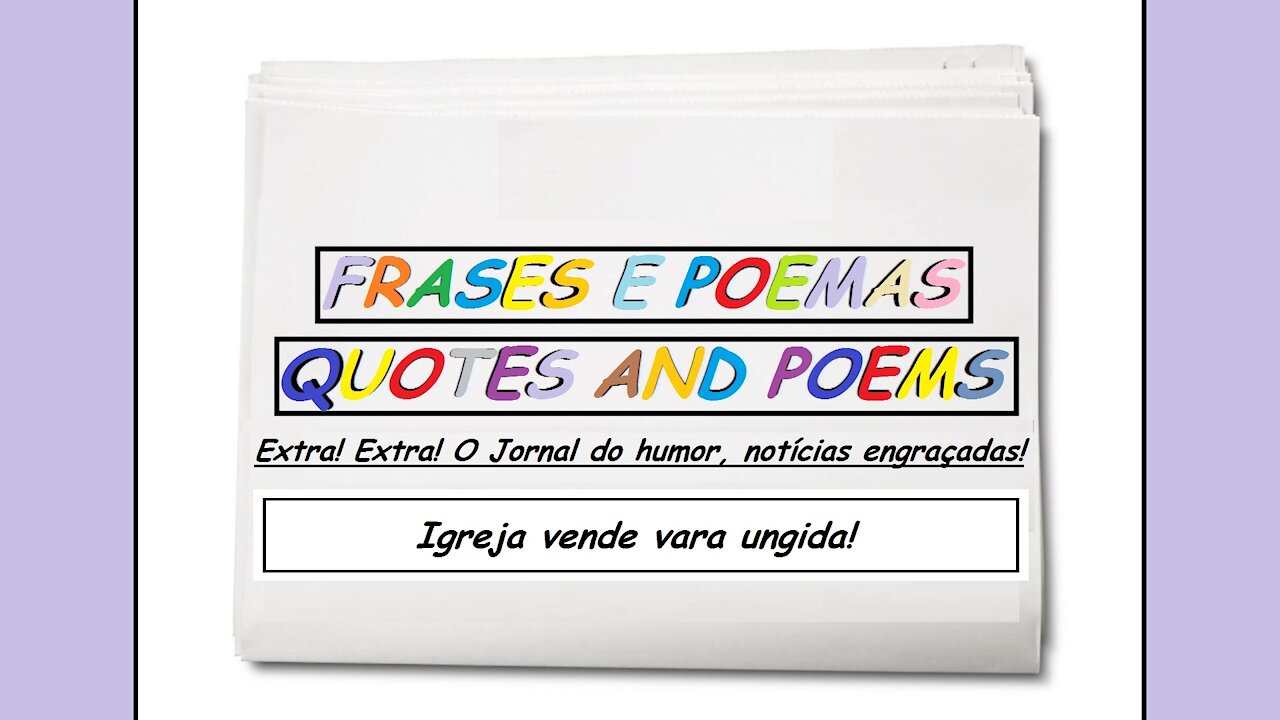 Notícias engraçadas: Igreja vende vara ungida! [Frases e Poemas]