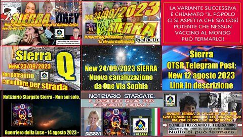 NEW 26/09/2013 SIERRA - COVID19 - BAMBINI - SUBLIMINALE - ATON!