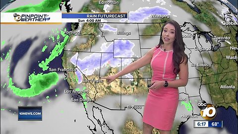 10News Pinpoint Weather with Meteorologist Angelica Campos