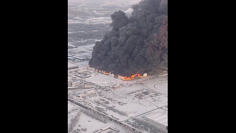 St Petersburg is under unimaginable smoke from the fire on Wildberries warehouse