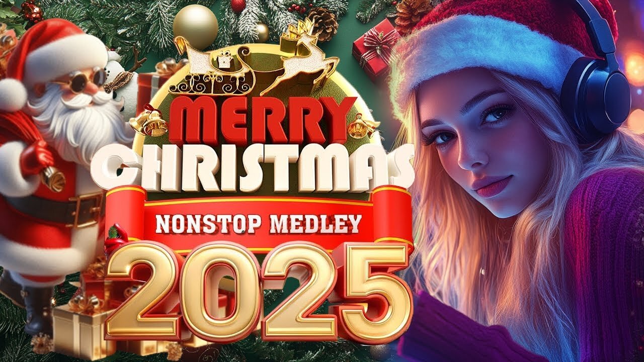 Non Stop Christmas Songs Medley ❄ Top 100 Christmas Nonstop Songs ⛄ Merry Christmas 2025