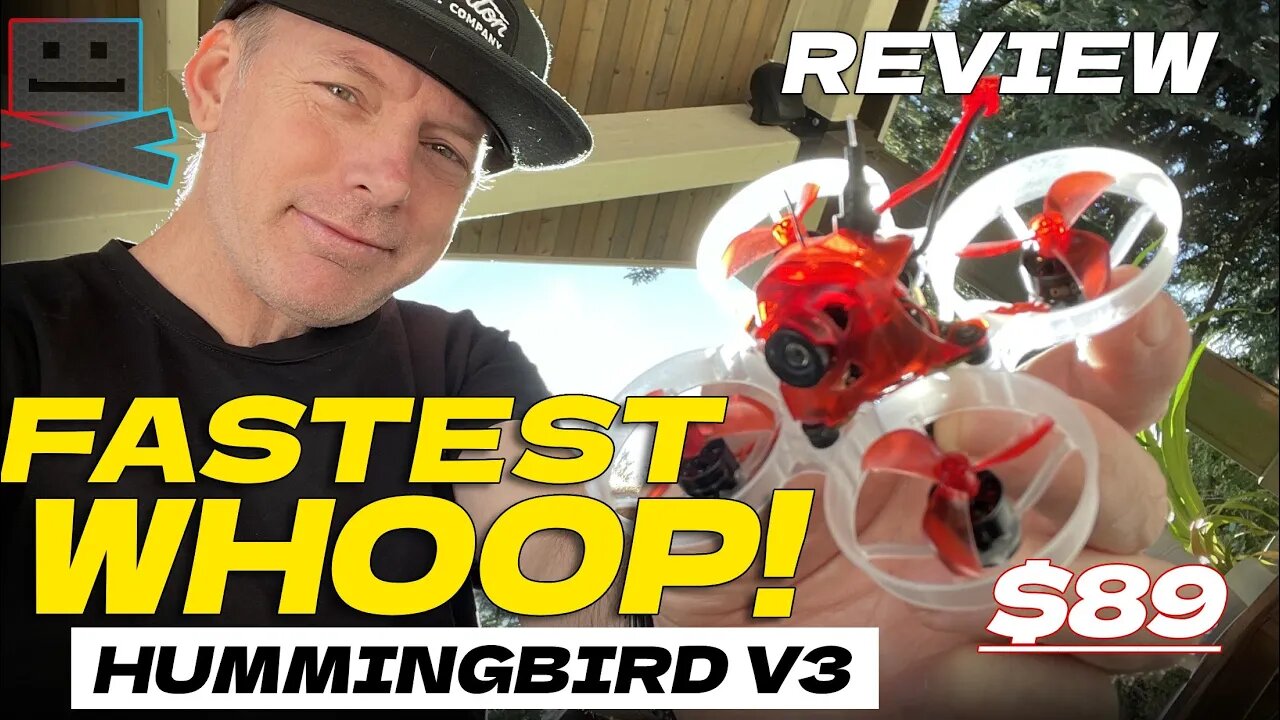 FASTEST Whoop I've Flown? - NewBeeDrone Hummingbird V3 - REVIEW & FLIGHTS 🍕