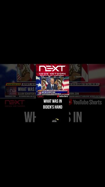 What Was In Biden's Hand #shorts