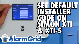 Interlogix Simon XTi & XTi-5: Setting Installer Code to Default