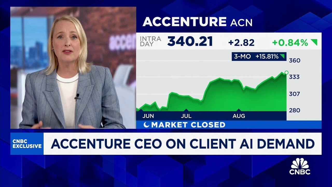 Google Cloud CEO and Accenture CEO talk investments in generative AI and cybersecurity