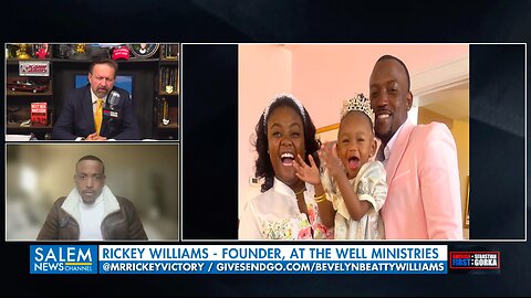 Black pro-life mother imprisoned by Biden. Rickey Williams with Sebastian Gorka on AMERICA First