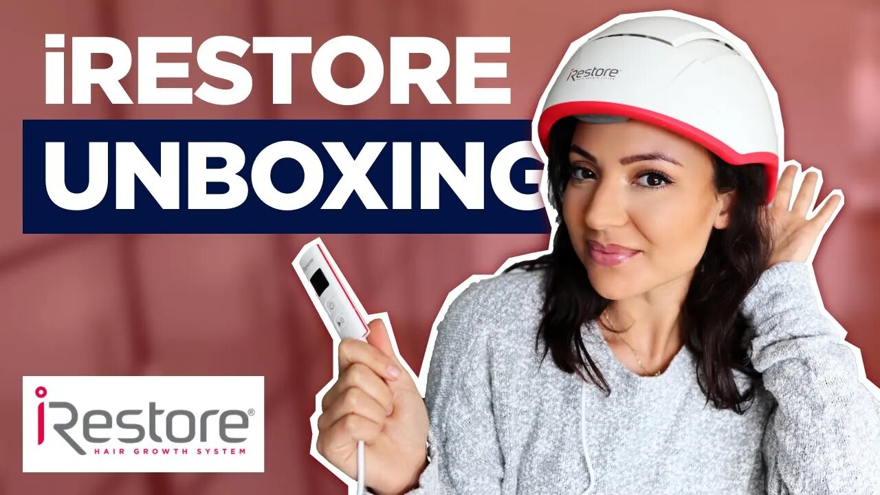 This FDA Cleared Laser Technology Device Fights Hair Loss Naturally! (iRESTORE UNBOXING)