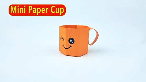 How to Make a Mini Paper Cup/DIY Mini Paper Cups/Easy Paper Crafts