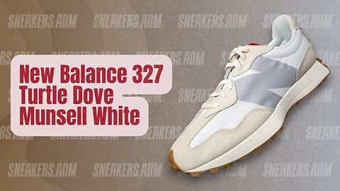 New Balance 327 Turtle Dove Munsell White - MS327STB - @SneakersADM