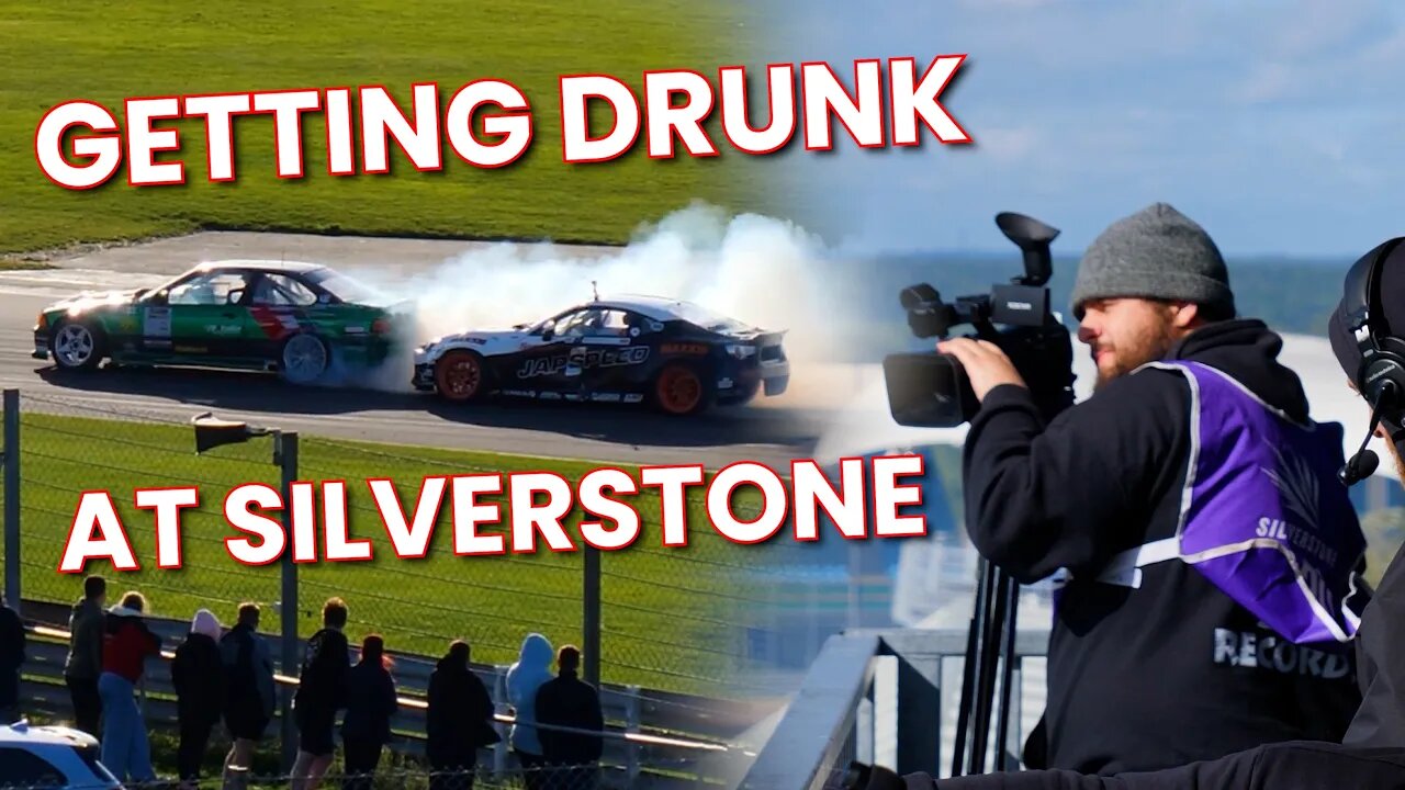The DRIFT TRACK is BACK! Ben tries to get DRUNK at Silverstone! [BONUS VIDEO]
