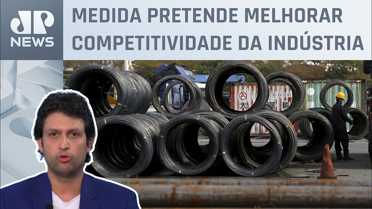 Tarifa reduzida de importação de 12 produtos de aço subirá em outubro; Alan Ghani explica