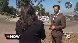 Controversial El Cajon council man blames sign vandalism on opponent